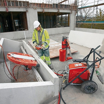 Corte de concreto em Cidade Jardim