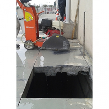 Cortes em concreto na Vila Gustavo